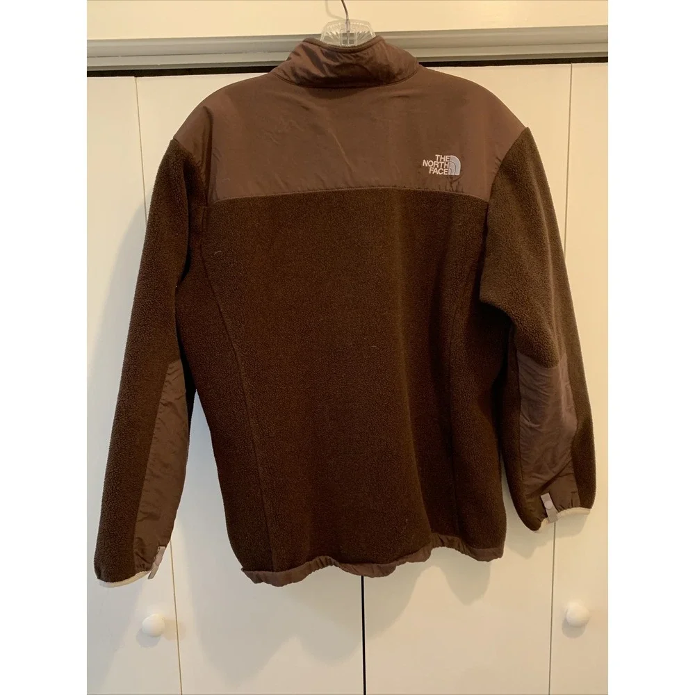 The North Face Girls POLARTEC Fleece Jacket‎ Coat BROWN Size XL WARM, COMFY! TNF